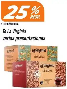 Supermercados Comodin LaVirginia té varias presentaciones oferta