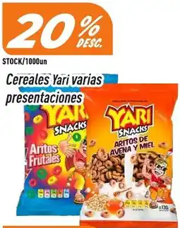 Supermercados Comodin Yari cereales varias presentaciones oferta