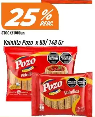 Supermercados Comodin Pozo vainilla oferta
