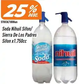 Supermercados Comodin Sifon soda nihuil sifon/ sierra de los padres oferta