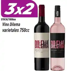 Supermercados Comodin Dilema vino varietales oferta