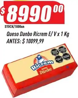 Supermercados Comodin Ricrem queso danbo e/v oferta