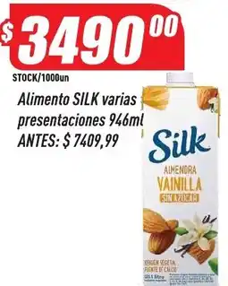 Supermercados Comodin Silk alimento varias presentaciones oferta