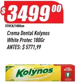 Supermercados Comodin Kolynos crema dental white protec oferta