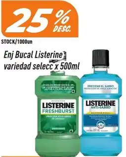 Supermercados Comodin Listerine enj bucal variedad selecc oferta