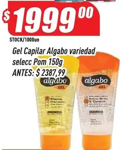Supermercados Comodin Algabo gel capilar variedad selecc pom oferta