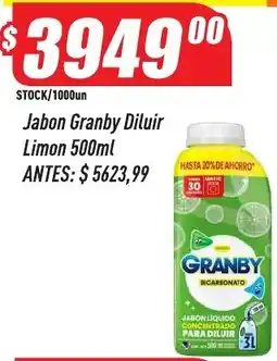 Supermercados Comodin Granby jabon diluir limon oferta