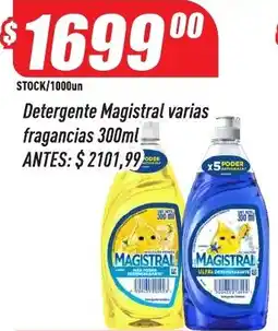 Supermercados Comodin Magistral detergente varias fragancias oferta