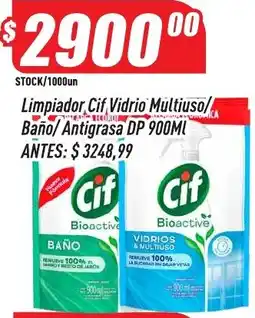 Supermercados Comodin Cif limpiador vidrio multiuso/ baño antigrasa dp oferta