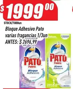 Supermercados Comodin Pato bloque adhesivo varias fragancias oferta
