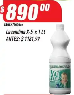 Supermercados Comodin X-5 lavandina oferta