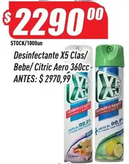 Supermercados Comodin X5 desinfectante clas/ bebe/citric aero oferta