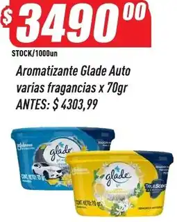 Supermercados Comodin Glade aromatizante auto varias fragancias oferta