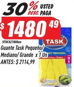 Supermercados Comodin Task guante pequeño mediano/grande oferta