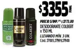 Supermercados Yaguar Colbert desodorante oferta