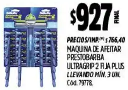 Supermercados Yaguar Gillette maquina de afeitar prestobarba ultragrip 2 fija plus oferta