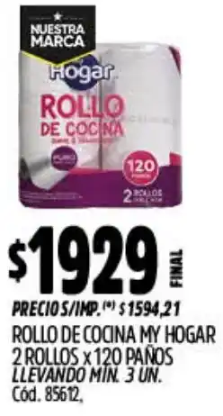 Supermercados Yaguar My hogar rollo de cocina oferta