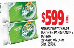 Supermercados Yaguar Gigante jabon en pan oferta