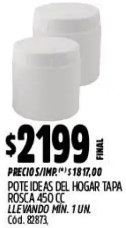 Supermercados Yaguar Pote ideas del hogar tapa rosca oferta