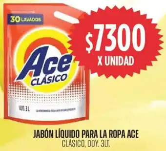 Ace jabón líquido para la ropa clásico, doy.