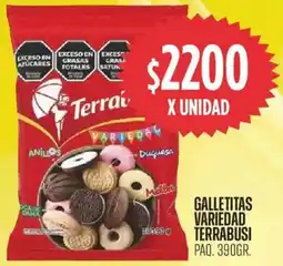 Supermercados Vea Terrabusi galletitas variedad paq. oferta