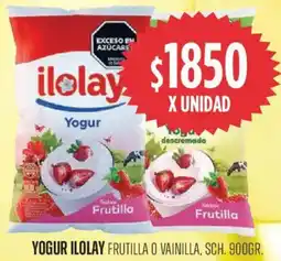 Supermercados Vea Ilolay yogur frutilla o vainilla, sch. oferta