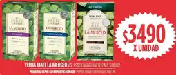 Supermercados Vea La merced vs. presentaciones yerba mate paq. oferta