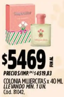 Supermercados Yaguar Mujercitas colonia oferta