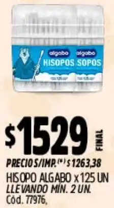 Supermercados Yaguar Algabo his opo oferta