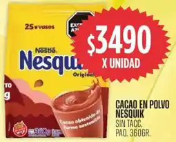 Supermercados Vea Nestlé nesquik cacao en polvo oferta