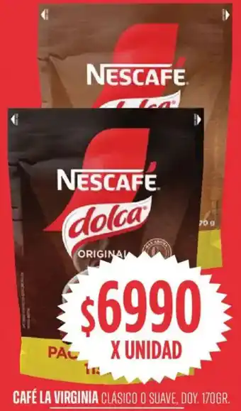 Nescafé café la virginia clásico o suave, doy.