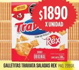 Supermercados Vea Traviata galletitas saladas rex paq. oferta