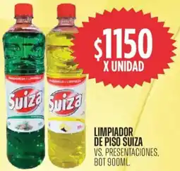 Supermercados Vea Suiza limpiador de piso vs. presentaciones, bot oferta