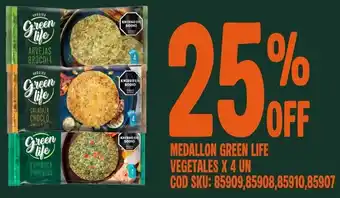 Green life medallon vegetales