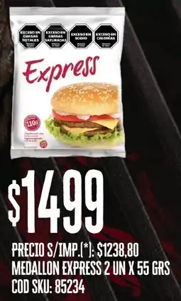 Supermercados Yaguar Express medallon oferta