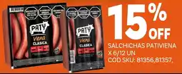 Supermercados Yaguar Paty salchichas pativiena oferta