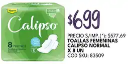 Supermercados Yaguar Calipso toallas femeninas normal oferta