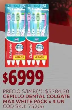 Supermercados Yaguar Colgate cepillo dental max white pack oferta