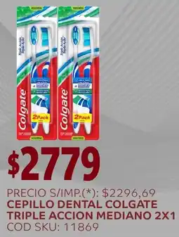 Supermercados Yaguar Colgate cepillo dental triple accion mediano oferta