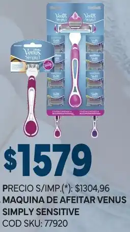 Supermercados Yaguar Venus simply3 sensitive maquina de afeitar oferta