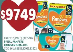 Supermercados Yaguar Pampers babysan pañal oferta
