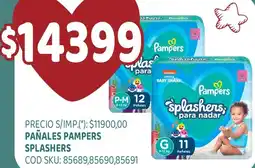 Supermercados Yaguar Pampers pañales splashers oferta