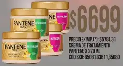 Supermercados Yaguar Pantene crema de tratamiento oferta