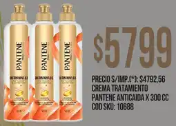 Supermercados Yaguar Pantene crema tratamiento anticaida oferta