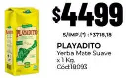 Diarco Playadito yerba mate suave oferta