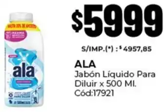 Diarco Ala jabón líquido para diluir oferta