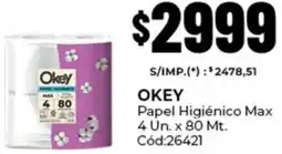 Diarco Okey papel higiénico max oferta