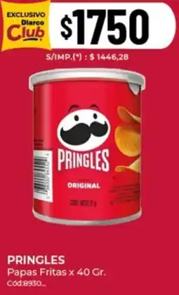 Diarco Pringles papas fritas oferta