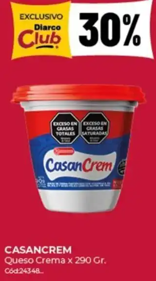 Diarco Casancrem queso crema oferta