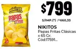 Diarco Nikitos papas fritas clásicas oferta